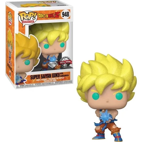 Dragon Ball Z POP! Animation Figura - SSGoku w/KamehmaWve (DGLT) 9 cm #948