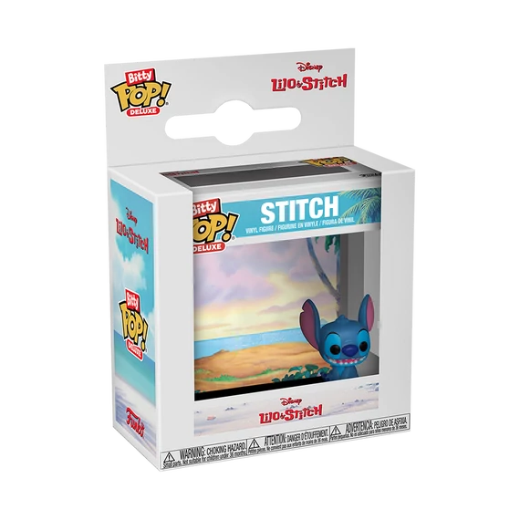 Lilo & Stitch Bitty POP! Deluxe Figura - Stitch (Beach) 2.5 cm
