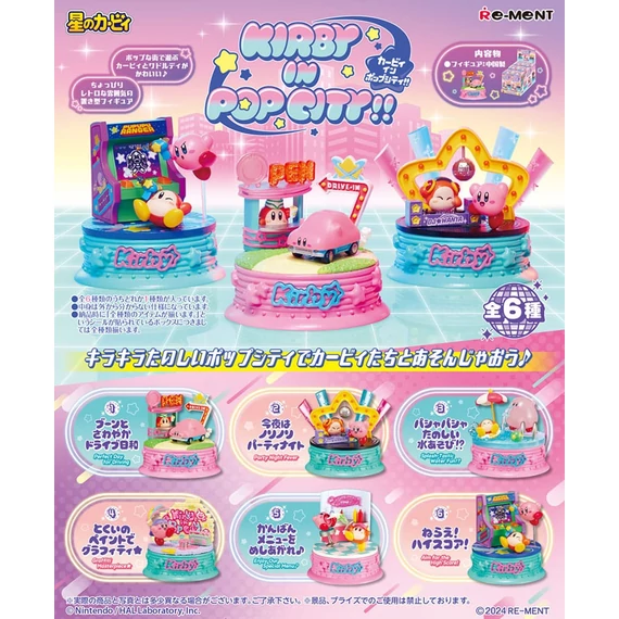 Kirby Mini Figura - Kirby in Pop City 6 cm