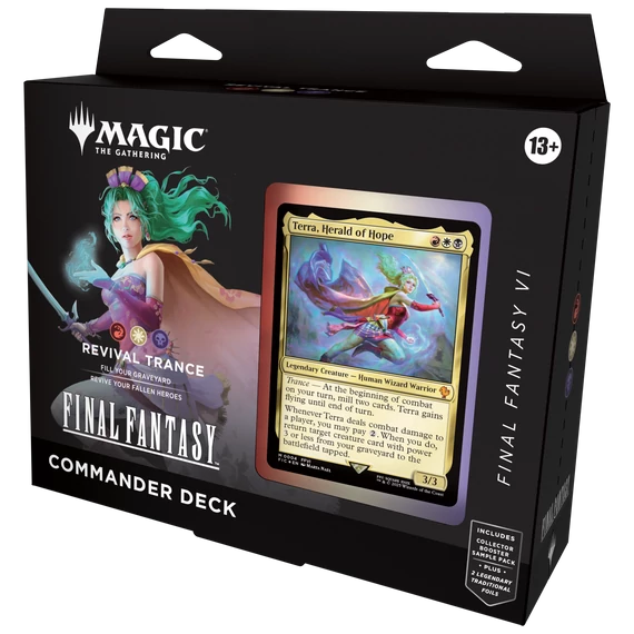 Magic: The Gathering - Final Fantasy Commander Deck Display (4 Decks) - EN