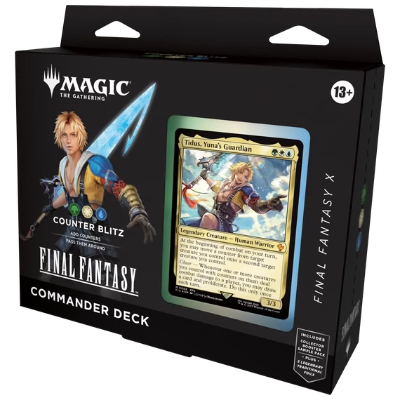 Magic: The Gathering - Final Fantasy Commander Deck Display (4 Decks) - EN