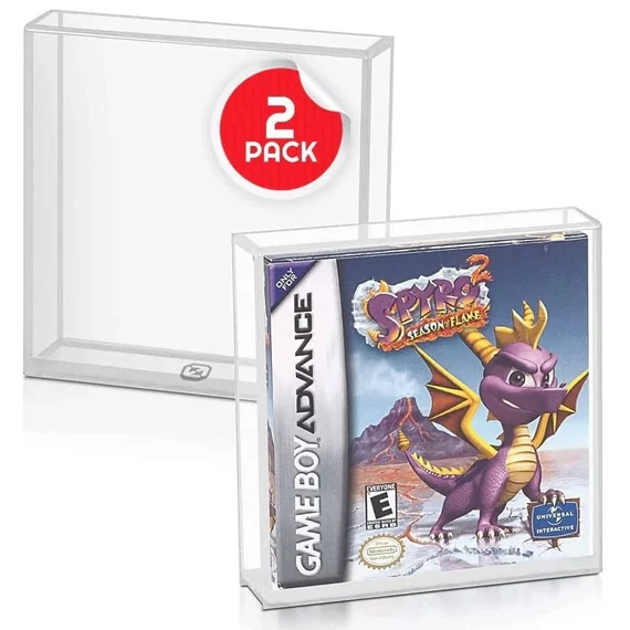 Evoretro - 2db Prémium Akril Védőtok Gameboy/Gameboy Advance Játékokhoz