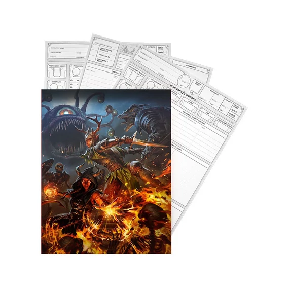 Dungeons & Dragons RPG Karakter Lapok 2024 *ANGOL NYELVŰ*