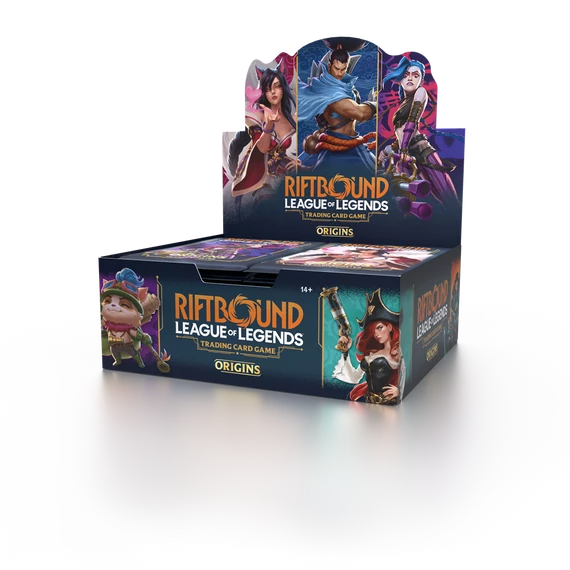 Riftbound: League of Legends TCG - Set One: Origins Champion Deck - Jinx Display (4 decks) - EN