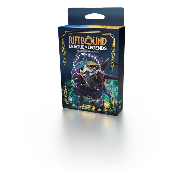 Riftbound: League of Legends TCG - Set One: Origins Champion Deck - Viktor Display (4 decks) - EN