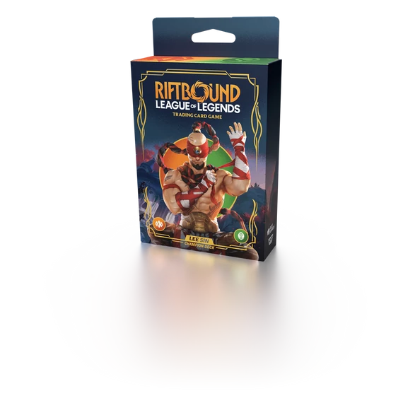 Riftbound: League of Legends TCG - Set One: Origins Champion Deck - Lee Sin Display (4 decks) - EN