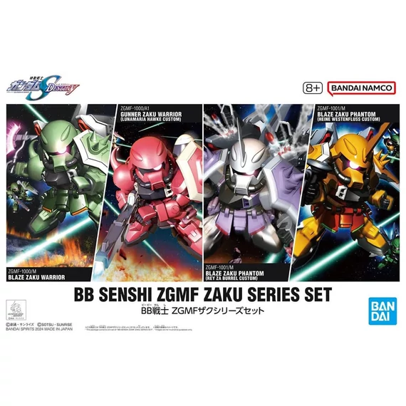 GUNDAM - BB Senshi ZGMF Zaku Series Set - Model Kit