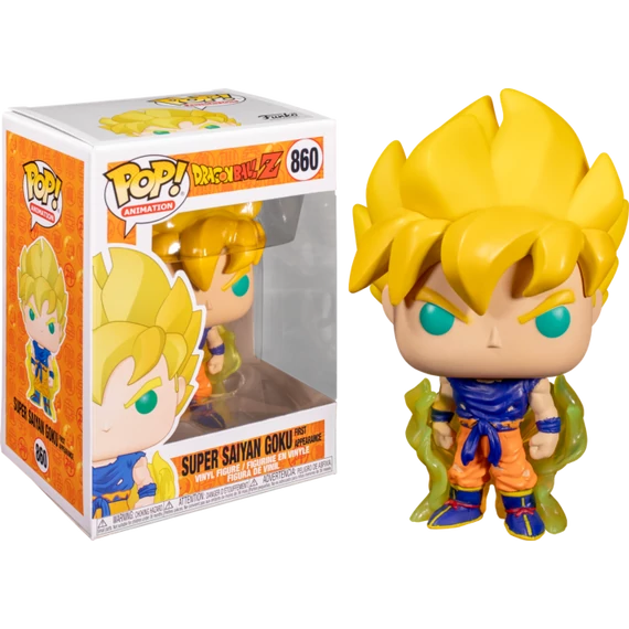 Dragon Ball Z POP! Figura - SS Goku (First Appearance) 9 cm #860