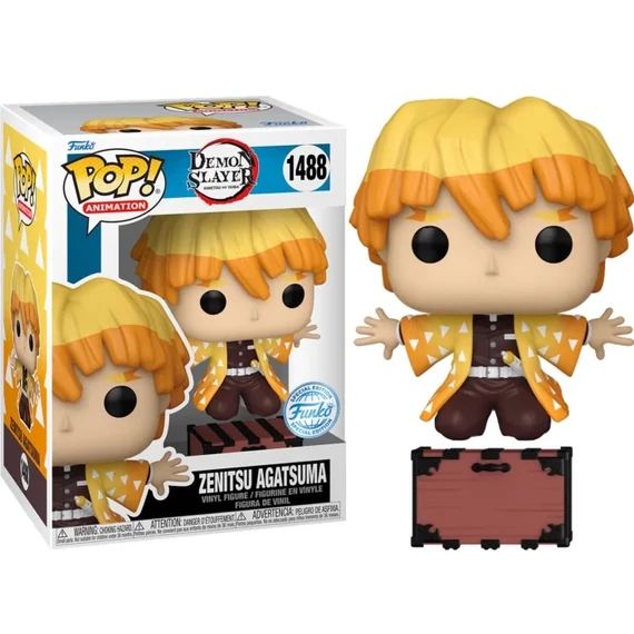 Demon Slayer POP! Animation Figura - Zenitsu (Kneeling) 9 cm #1488