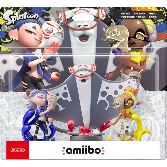 Splatoon - Shiver, Big Man and Frye amiibo