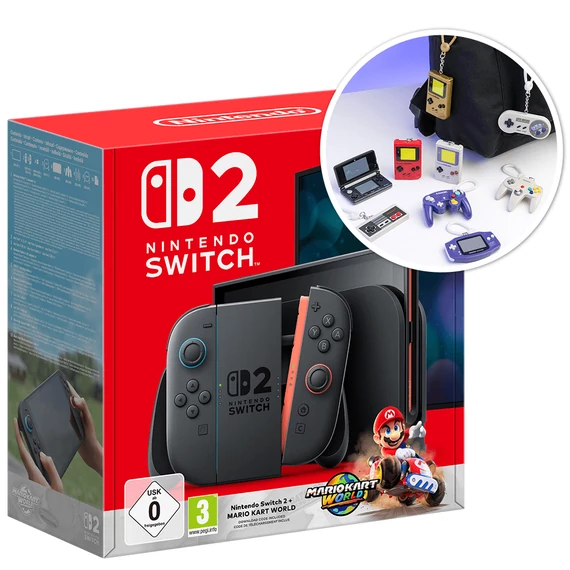 Nintendo Switch 2 + Mario Kart World + ajándék