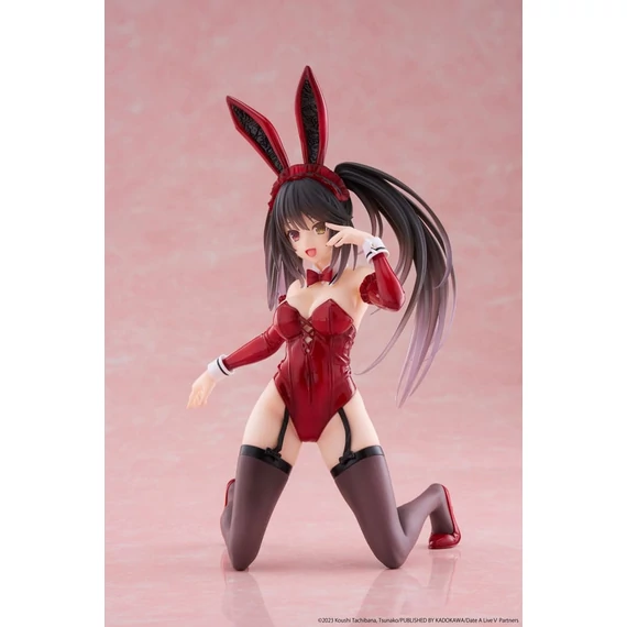 Date A Live V Desktop Cute PVC Szobor - Kurumi Tokisaki Bunny Ver. 13 cm