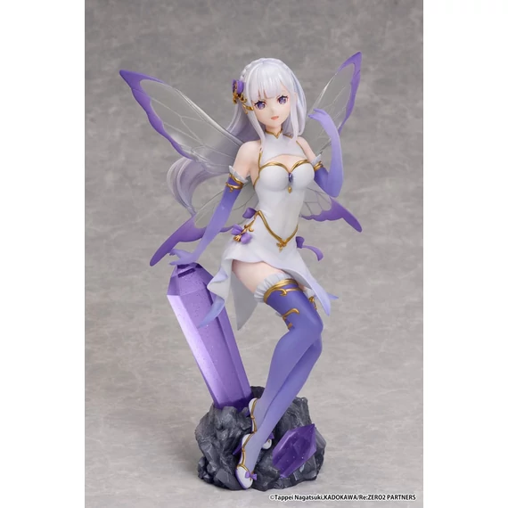 Re:Zero Starting Life in another World PVC Szobor - 1/7 Emilia Jewel Princess 24 cm