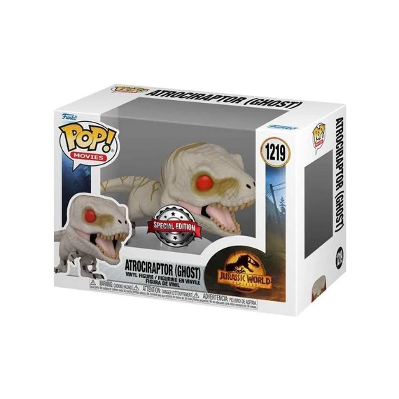 Jurassic Park POP! Movies Figura - Atrociraptor (Ghost) Exclusive 9 cm