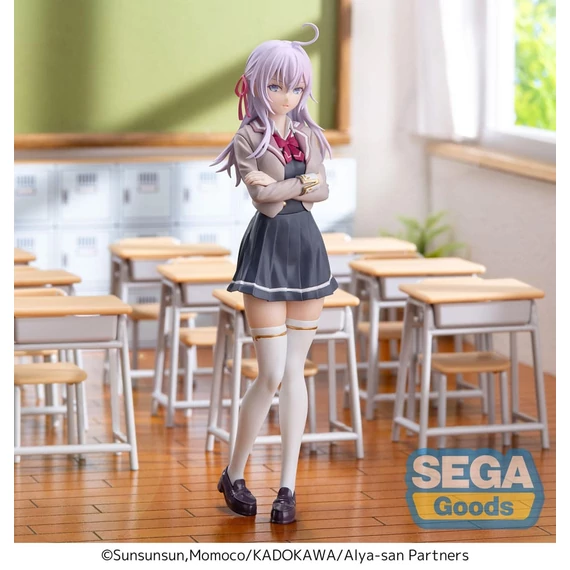 Alya Sometimes Hides Her Feelings in Russian Luminasta PVC Szobor - Alya Uniform Ver. 18 cm