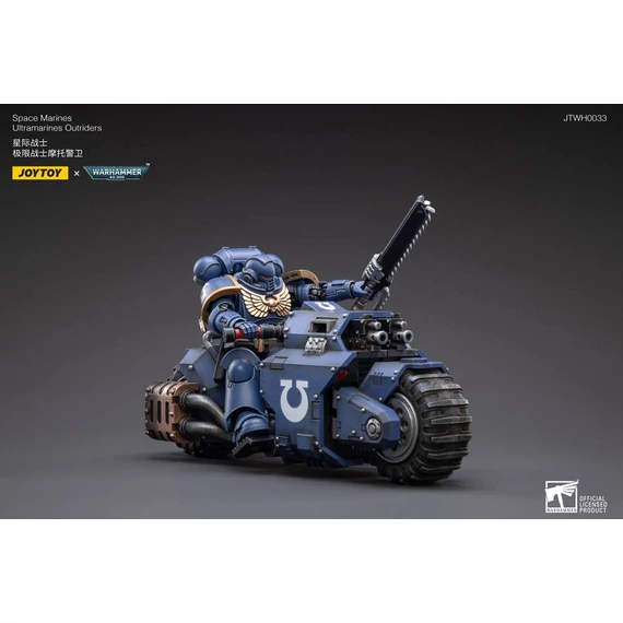 Warhammer 40k 1/18 Jármű + Figura - Ultramarines Outriders Brother Catonus + Bike