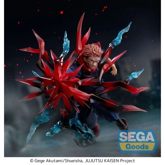 Jujutsu Kaisen Luminasta PVC Szobor - Yuji Itadori Black Flash 16 cm Jujutsu Kaisen Luminasta PVC Szobor - Yuji Itadori Black Flash 16 cm