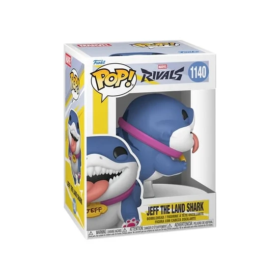 Marvel Rivals POP! Games Figura - Jeff the Land Shark 9 cm #1140