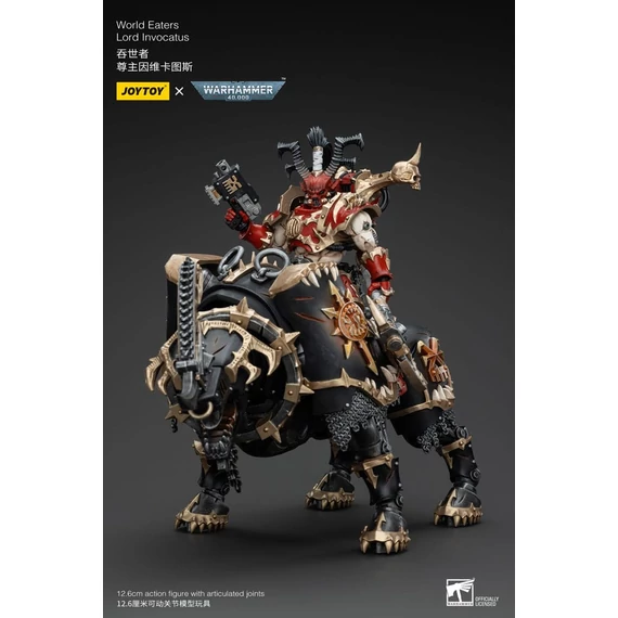 Warhammer 40k 1/18 Akciófigura - World Eaters Lord Invocatus 13 cm