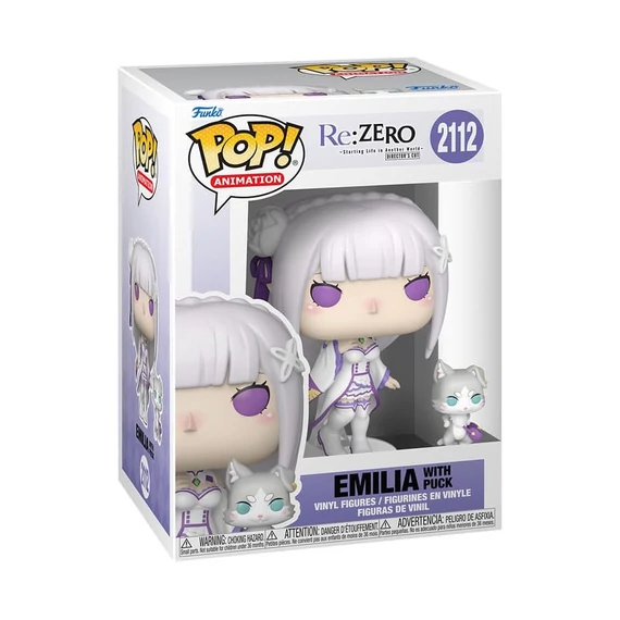 Re:Zero POP! Animation Figura - Emilia with Puck 9 cm #2112