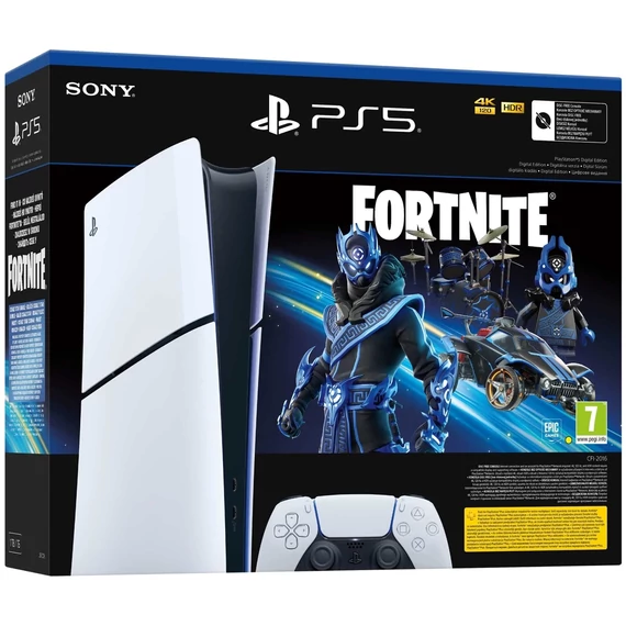 Sony PlayStation 5 Digital Edition 1TB Fortnite Cobalt Star Bundle