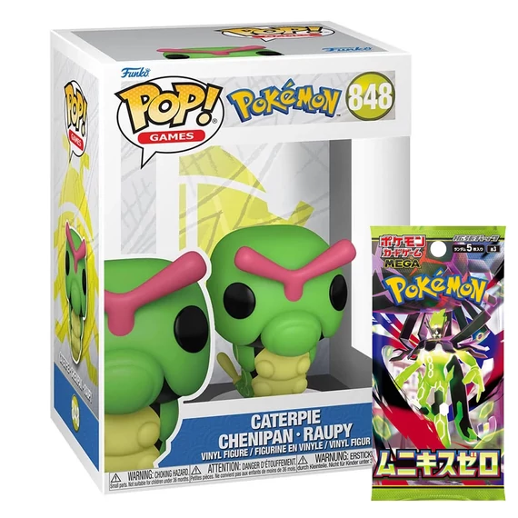 Pokemon Funko POP! Games Vinyl Figura - Caterpie (EMEA) 9 cm #848