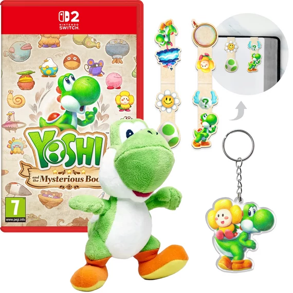 Yoshi and the Mysterious Book (Switch 2) + ajándékok