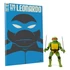 Kép 1/7 - Teenage Mutant Ninja Turtles BST AXN x IDW Akciófigura és Képregény - Leonardo Exclusive 13 cm