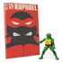 Kép 1/7 - Teenage Mutant Ninja Turtles BST AXN x IDW Akciófigura és Képregény - Raphael Exclusive 13 cm