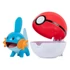 Kép 2/2 - Pokémon Clip&apos;n&apos;Go Figura - Mudkip & Poké Labda