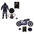 Kép 1/8 - The Batman Movie Akciófigura Szett - Bruce Wayne & Drifter Motorcycle
