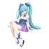 Kép 3/4 - Hatsune Miku Noodle Stopper PVC Szobor - Miku Flower Fairy Morning Glory 14 cm