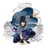 Kép 1/3 - Naruto Shippuden Panel Spectacle Szobor - Uchiha Sasuke 9 cm