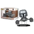 Kép 2/2 - The Mandalorian Funko POP! Rides Star Wars Figura - Mandalorian in N1 Starfighter 9 cm #670