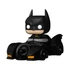 Kép 2/2 - Batman 85th Anniversary POP! Rides Deluxe Vinyl Batman w/ Batmobile 9 cm #522