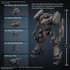 Kép 2/4 - Armored Core VI Modell - RaD CC-2000 Orbiter Nightfall