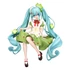 Kép 2/3 - Hatsune Miku Noodle Stopper PVC Szobor - Flower Fairy Clover 15 cm