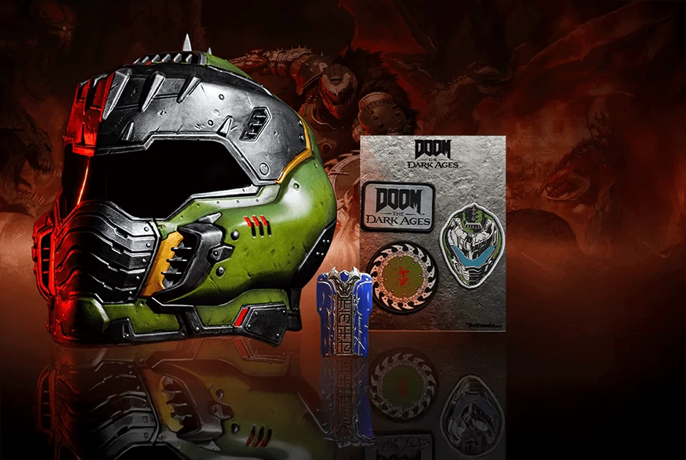 DOOM: The Dark Ages Replica Helmet Bundle