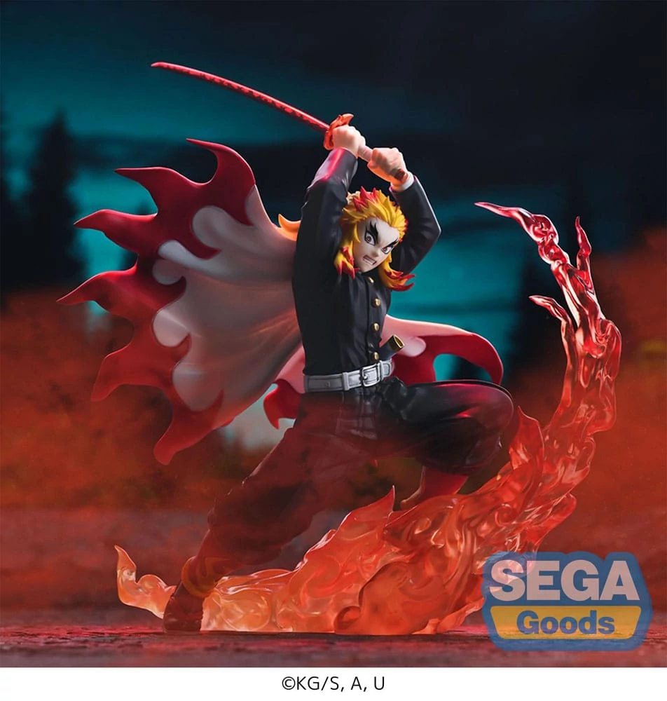 Demon Slayer: Kimetsu no Yaiba Xross Link PVC figura – Kyojuro Rengoku, 15 cm
