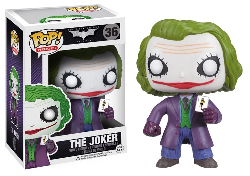 DC Comics Dark Knight Funko POP! Figura - The Joker 9 cm #36