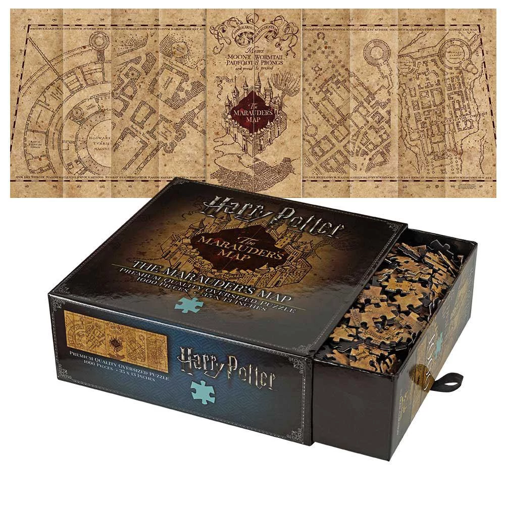 Harry Potter Premium Puzzle - Marauder's Map Cover 1000 db-os