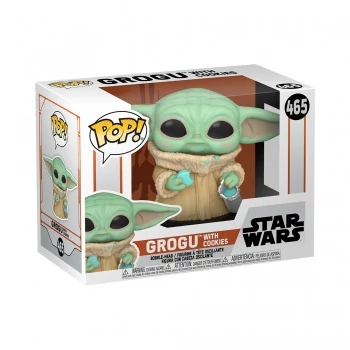 The Mandalorian Funko POP! Star Wars Figura - The Child w/ Cookie 9 cm #465