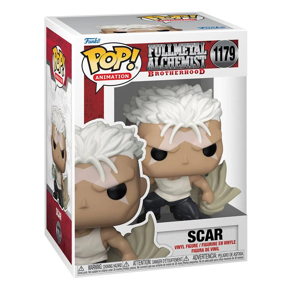 Fullmetal Alchemist Brotherhood Funko POP! Animation Vinyl Figura - Scar 9 cm #1179