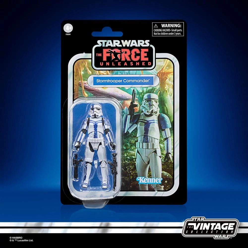 Star Wars Jedi: Force Unleashed Vintage Collection 2022 Akciófigura - Stormtrooper Commander 10 cm