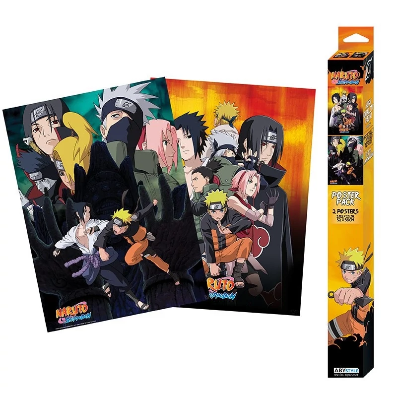 Naruto poszter szett - Ninjas (52x38)