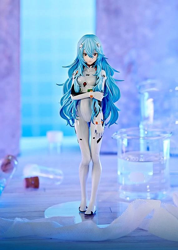 Rebuild of Evangelion Pop Up Parade PVC Szobor - Rei Ayanami: Long Hair Ver. (re-run) 17 cm