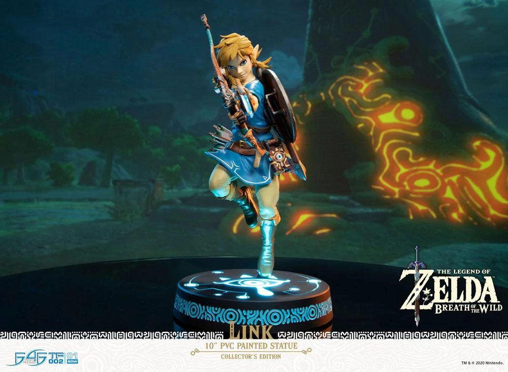 The Legend of Zelda Breath of the Wild PVC Szobor - Link Collector's Edition 25 cm