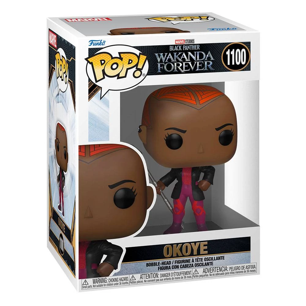 Black Panther: Wakanda Forever Funko POP! Marvel Vinyl Figura - Okoye 9 cm #1100