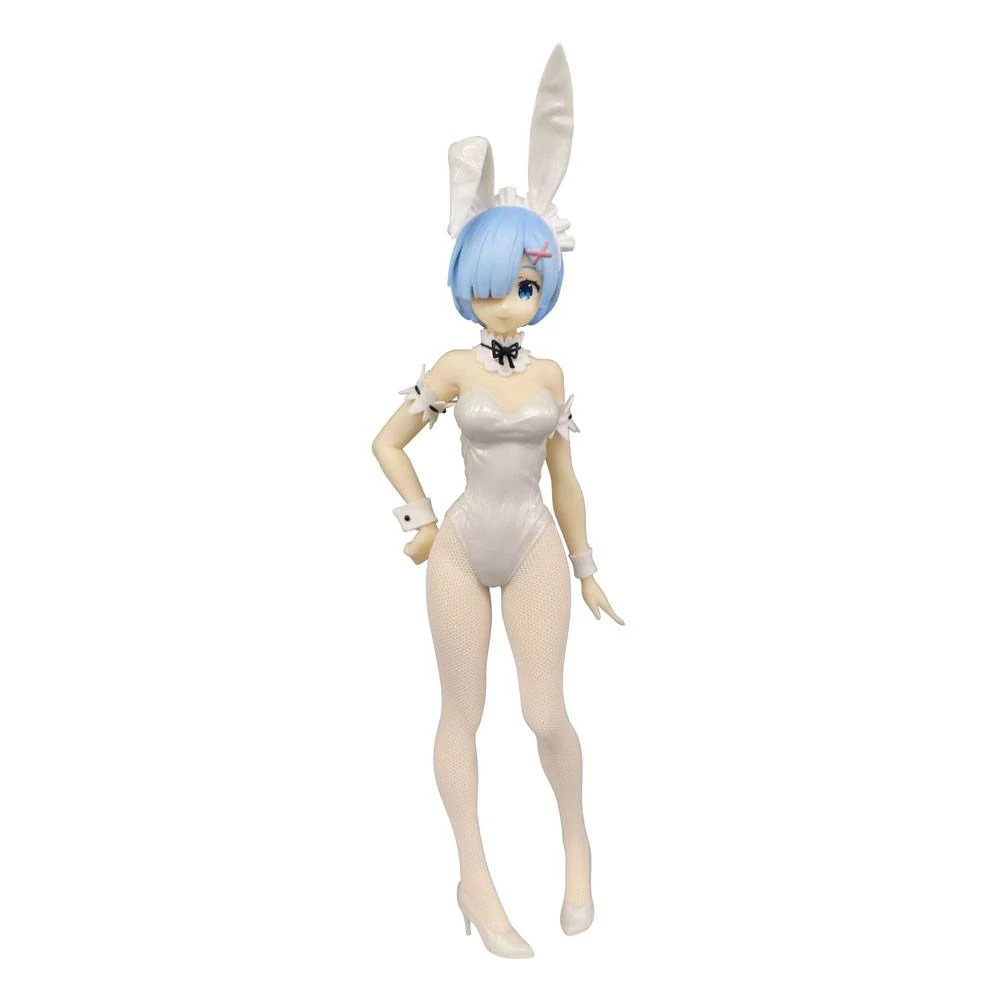 Re:Zero BiCute Bunnies PVC Szobor - Rem White Pearl Color Ver. 30 cm