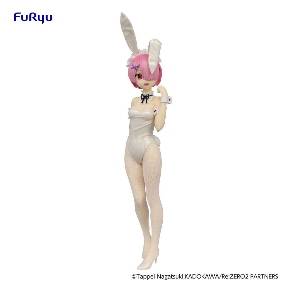 Re:Zero BiCute Bunnies PVC Szobor - Ram White Pearl Color Ver. 30 cm